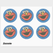 Sticker Rond Elmo Retro (Feuille)