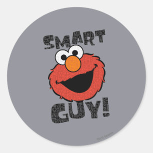 Sticker Rond Elmo Smart