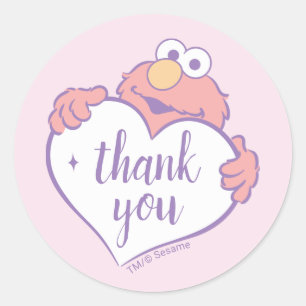 Sticker Rond Elmo Sweetheart Anniversaire