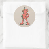 Sticker Rond Elmo Vintage (Sac)