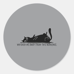 Sticker Rond Éloigne-moi de ces absurdités
