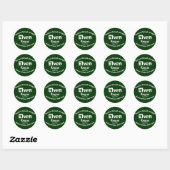 Sticker Rond Elven Rogue Gifts (Feuille)