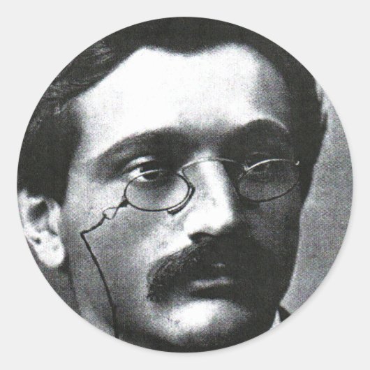 Sticker Rond Emanuel Lasker (Devant)