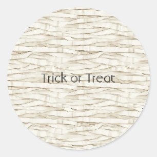 Sticker Rond Emballage de momie d'Halloween