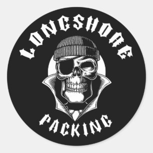 Sticker Rond Emballage long