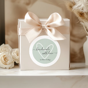 Sticker Rond Emballage personnalisé de Merci de la Monnaie légè