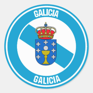 Sticker Rond Emblem rond de Galice