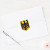 Sticker Rond emblème allemand (Enveloppe)