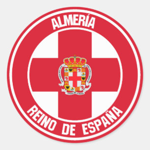 Sticker Rond Emblème Almería Round