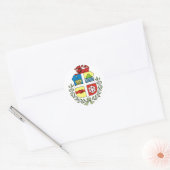 Sticker Rond emblème aruba (Enveloppe)