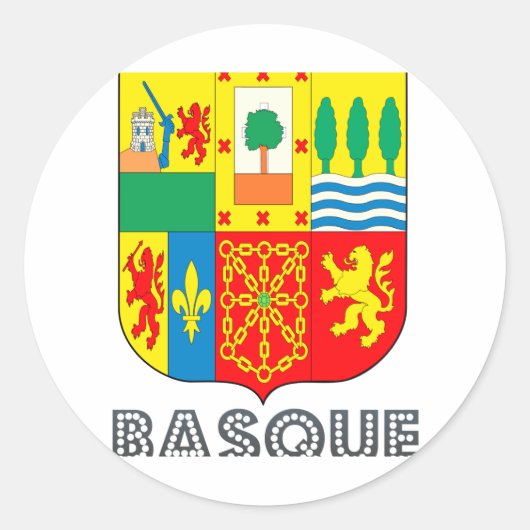 Sticker Rond Emblème Basquan (Devant)