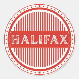 Sticker Rond Emblème de fierté de la ville d'Halifax – Identité