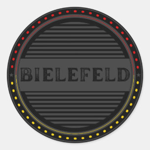 Sticker Rond Emblème de la fierté de la ville de Bielefeld – Id
