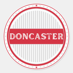 Sticker Rond Emblème de la fierté de la ville de Doncaster – Id