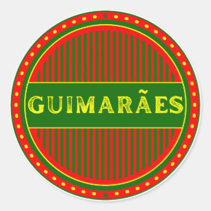 Sticker Rond Emblème de la Fierté de la ville de Guimarães – Id
