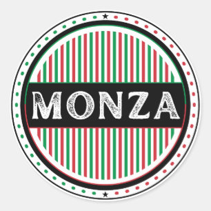 Sticker Rond Emblème de la fierté de la ville de Monza – Identi