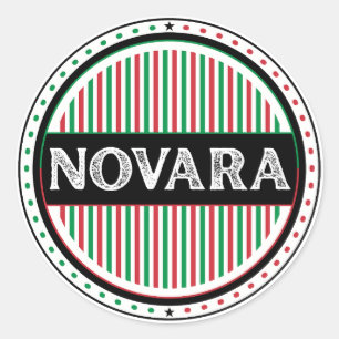 Sticker Rond Emblème de la Fierté de la ville de Novare – Ident