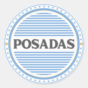 Sticker Rond Emblème de la fierté de la ville de Posadas – Iden