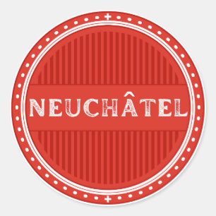 Sticker Rond Emblème de la Pride de la ville de Neuchâtel – Ide
