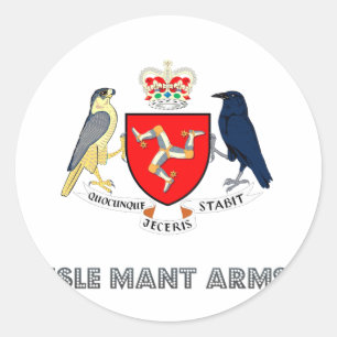 Sticker Rond Emblème d'îles