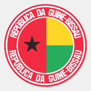 Sticker Rond Emblème du cycle de Guinée-Bissau