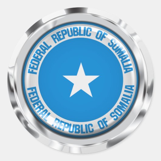 Sticker Rond Emblème du cycle somalien (Devant)