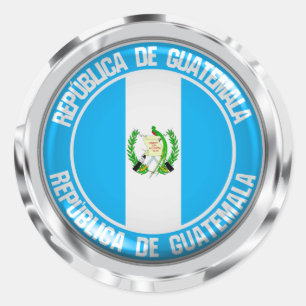 Sticker Rond Emblème du Guatemala