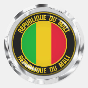 Sticker Rond Emblème du Mali