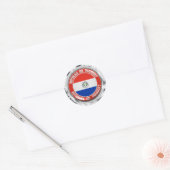 Sticker Rond Emblème du Paraguay (Enveloppe)