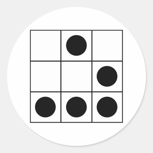 Sticker Rond Emblème du pirate "Le Gilder" (Devant)