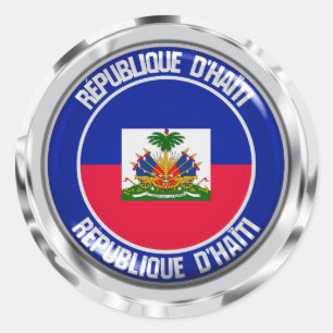 Sticker Rond Emblème du tour d'Haïti