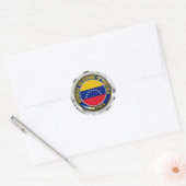 Sticker Rond Emblème du Venezuela (Enveloppe)