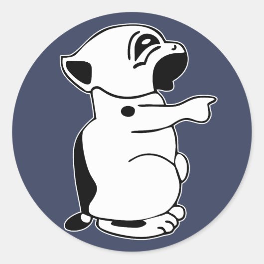 Sticker Rond Emblème Kriegsmarine U-507 - Aucun bouclier (Devant)