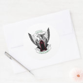 Sticker Rond emblème national du Soudan (Enveloppe)