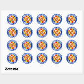 Sticker Rond Emblème rond d'Anvers (Feuille)