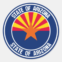 Emblème rond de l'Arizona
