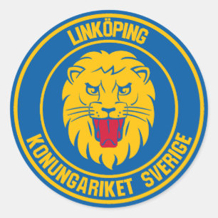 Sticker Rond Emblème rond de Linköping