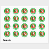 Sticker Rond Emblème rond de Lublin (Feuille)