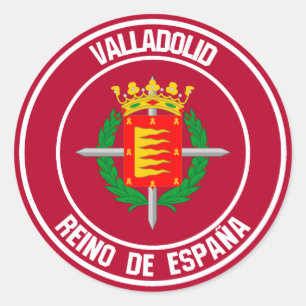 Sticker Rond Emblème rond de Valladolid