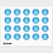 Sticker Rond Emblème rond Esbjerg (Feuille)