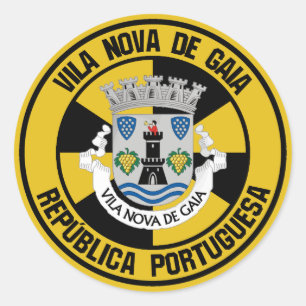 Sticker Rond Emblème rond Vila Nova de Gaia