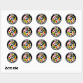 Sticker Rond Emblème rond Wrocław (Feuille)