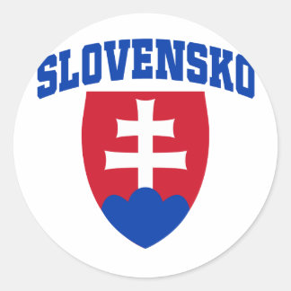 Sticker Rond Emblème slovaque