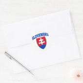 Sticker Rond Emblème slovaque (Enveloppe)