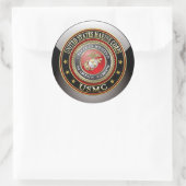 Sticker Rond Emblème USMC [Edition spéciale] [3D] (Sac)