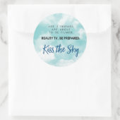 Sticker Rond Embrasse l'autocollant Sky (Sac)