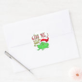 Sticker Rond Embrasse-moi et Froggy (Enveloppe)