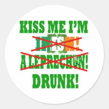 Embrasse-moi je suis irlandais, un leprechaun, sao