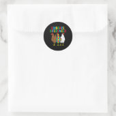 Sticker Rond Embrasser les Différences Puzzle de Poulet Sensibi (Sac)