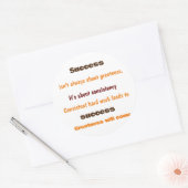 Sticker Rond Embrassez le voyage (Enveloppe)